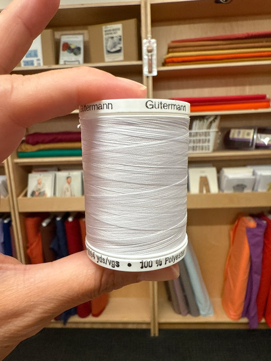 Gutermann Sew-All Thread in White #20 - 1094 yards