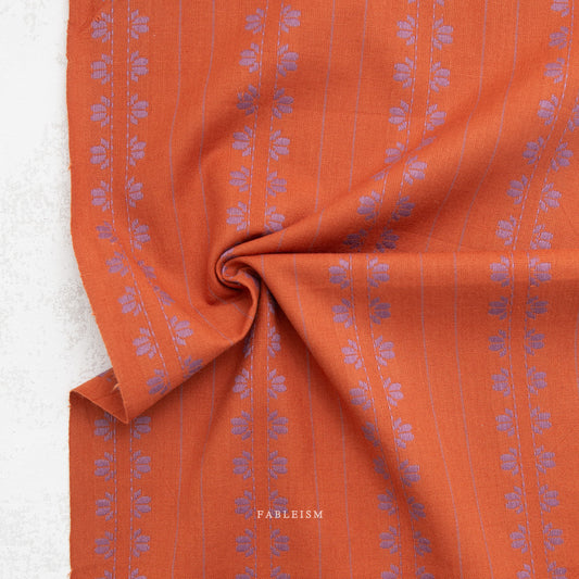 Deco Stripe in Spice