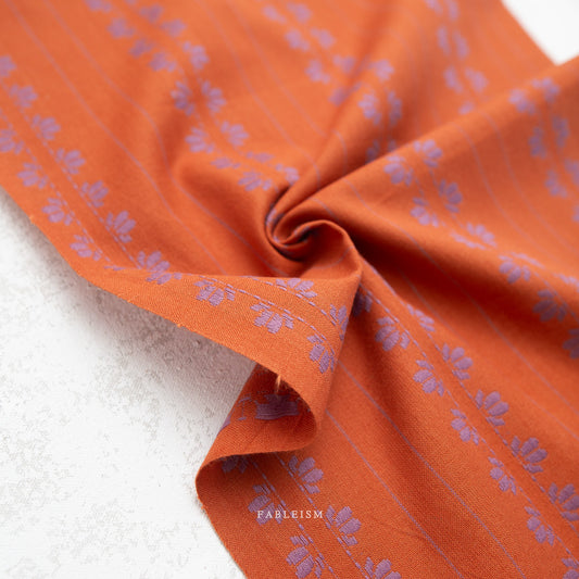 Deco Stripe in Spice