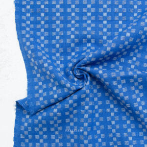 Basket Weave in Bright Blue