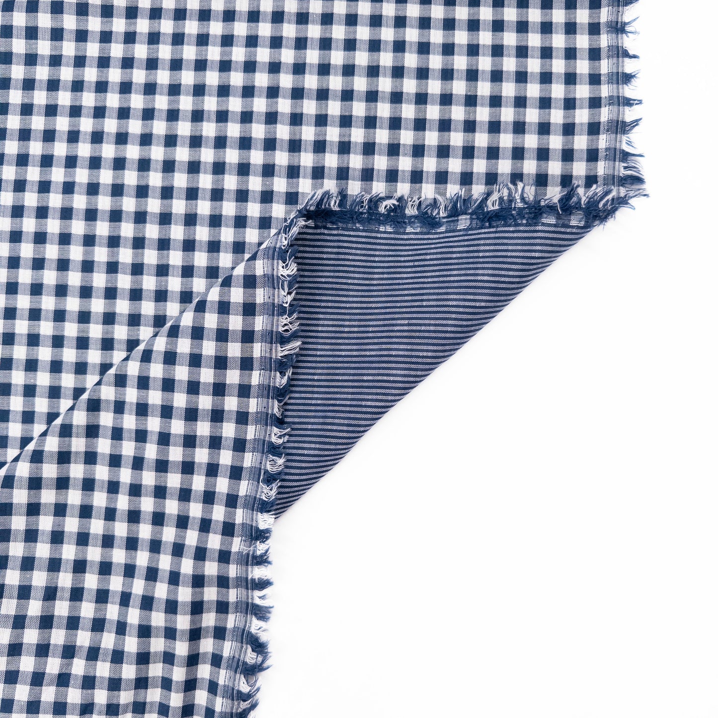 Double Side Double Gauze in Blueberry - Deadstock