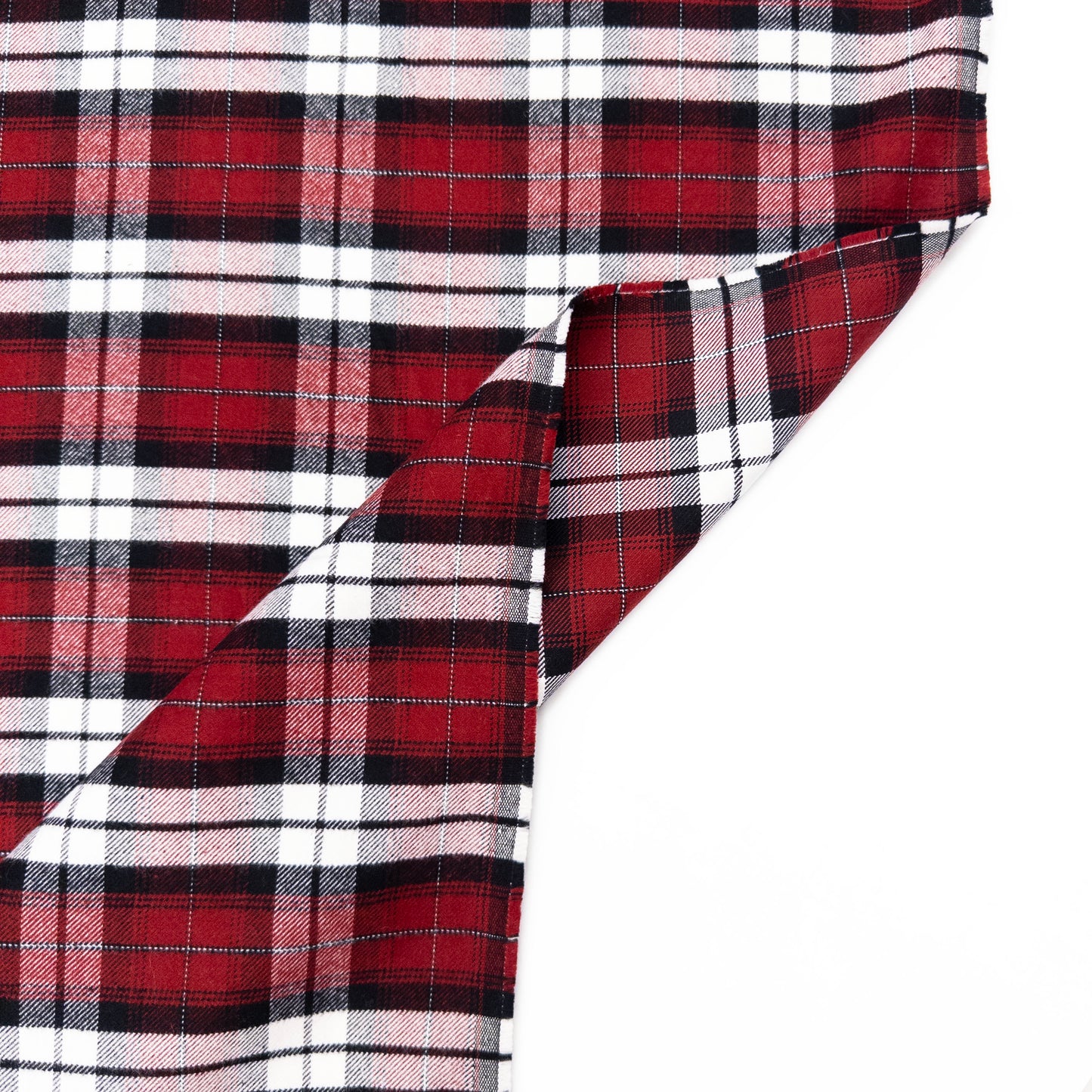 Cotton Flannel in Berry - Deadstock