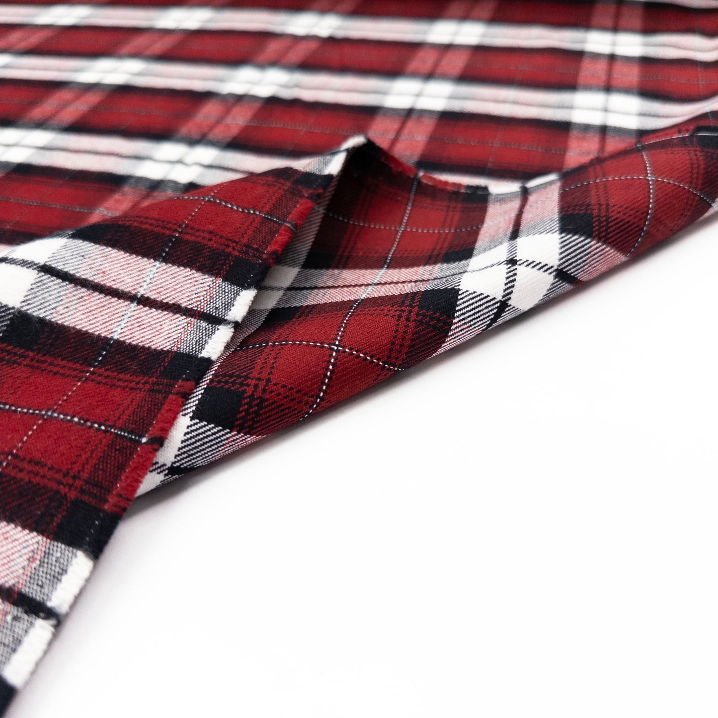 Cotton Flannel in Berry - Deadstock