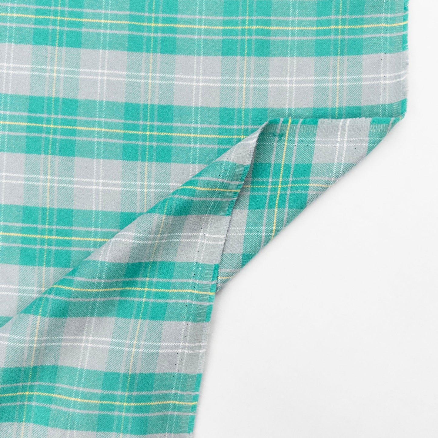 Cotton Flannel in Mint - Deadstock