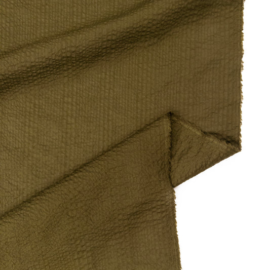 Japanese Cotton Seersucker in Pine Tree - Deadstock