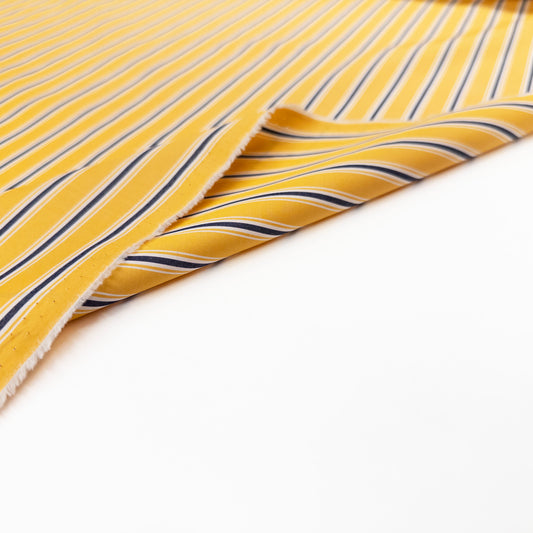 Cotton Shirting in School Bus Yellow - Deadstock