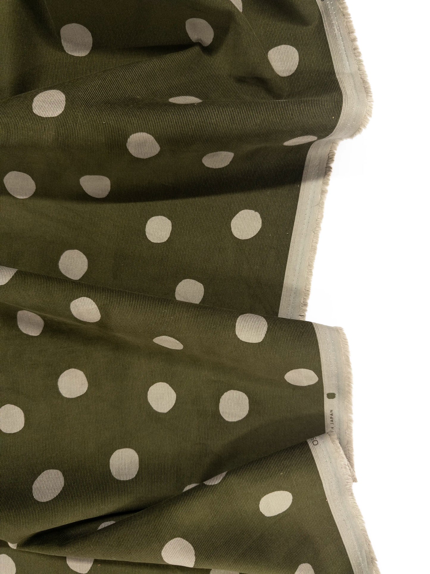 21 Wale Cotton Corduroy in Olive Moss