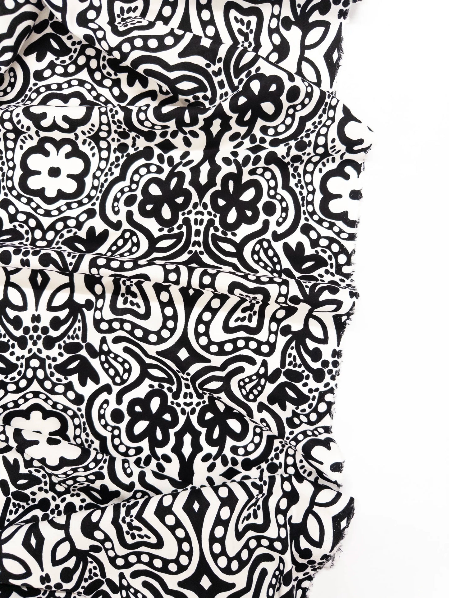 Cotton Rayon Print in Abstract