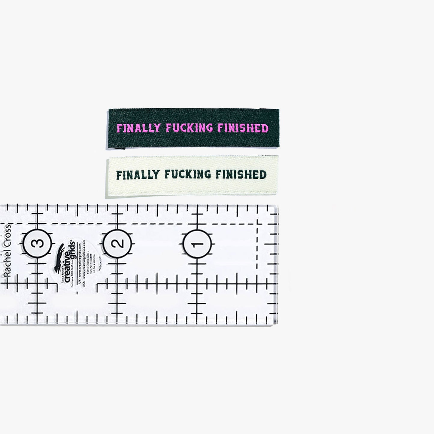 Finally Fucking Finished Woven Labels