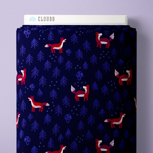 Little Fox in Navy