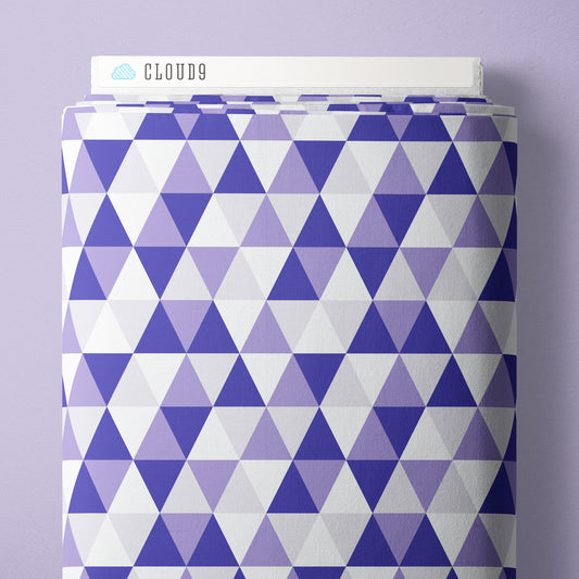 Triangles in White | Blue