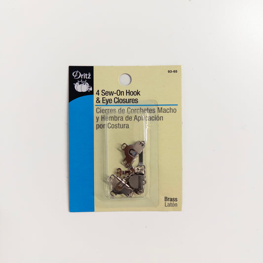 Hook and Bar Closure