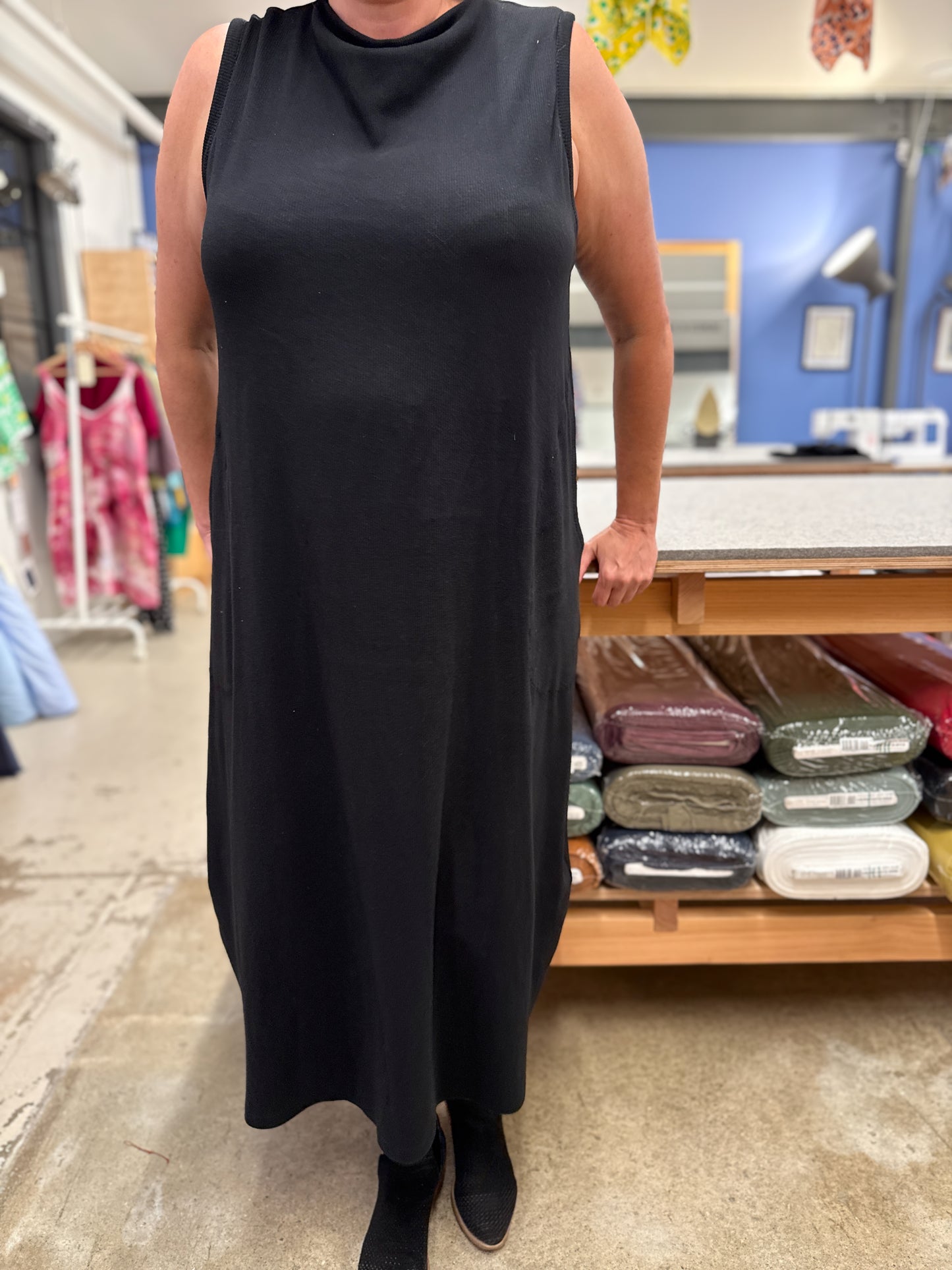 Rib Jersey in Aubergine