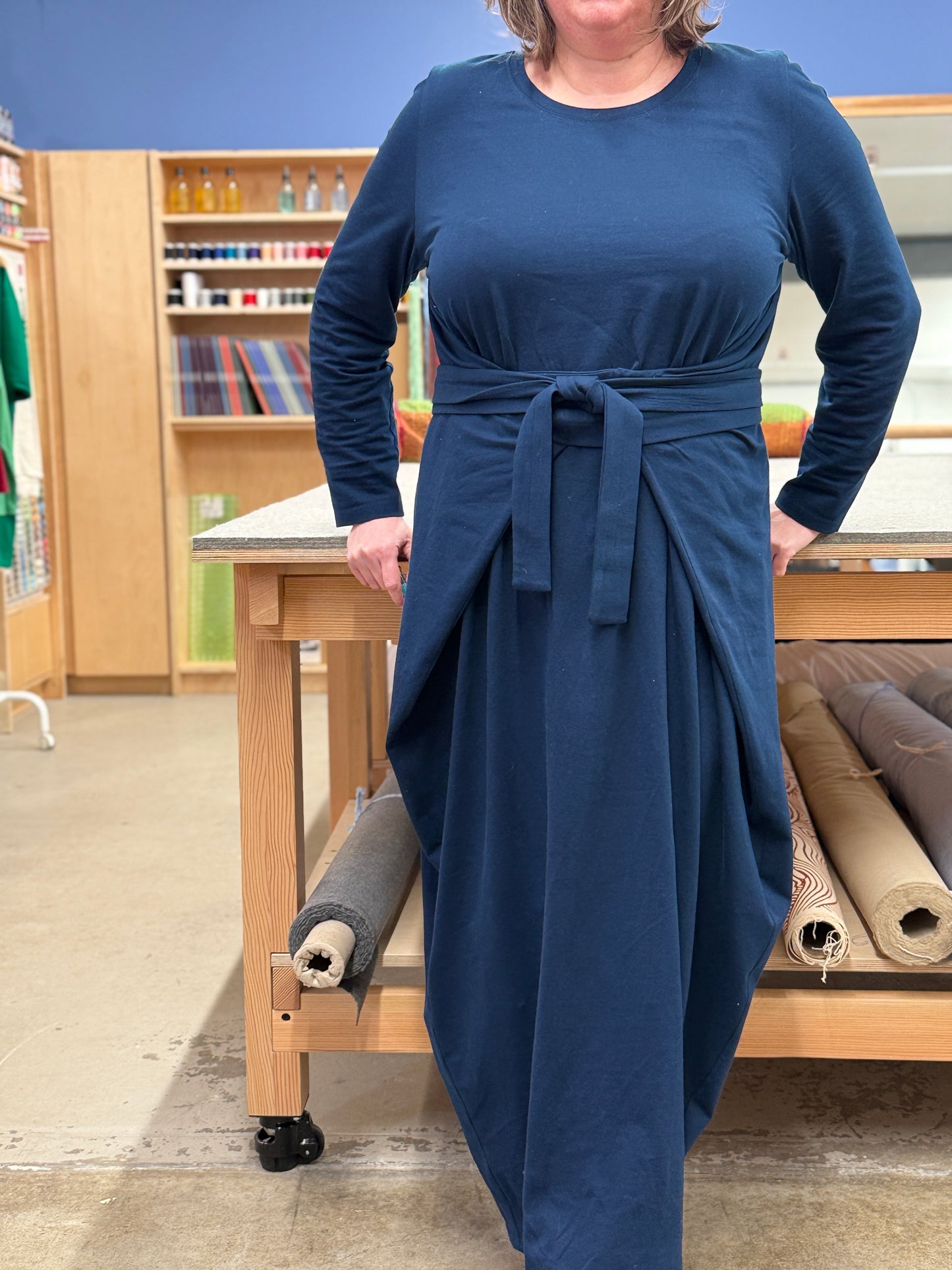 Learn to Sew the Kielo Wrap Dress: Advanced Knits