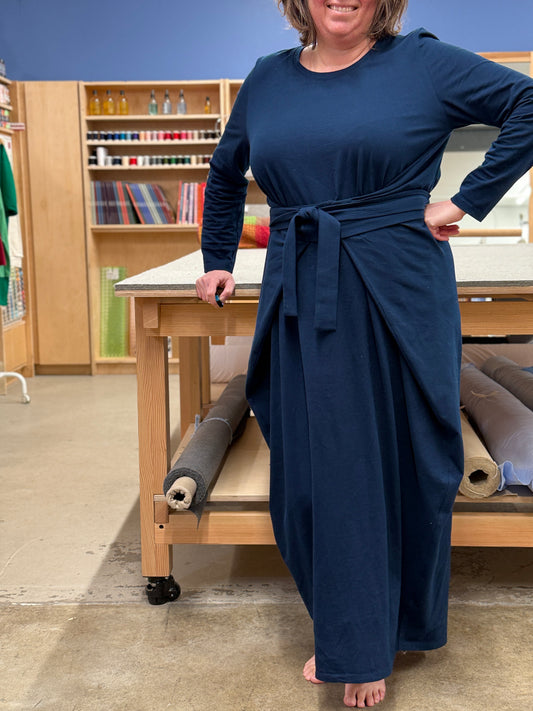 Learn to Sew the Kielo Wrap Dress: Advanced Knits