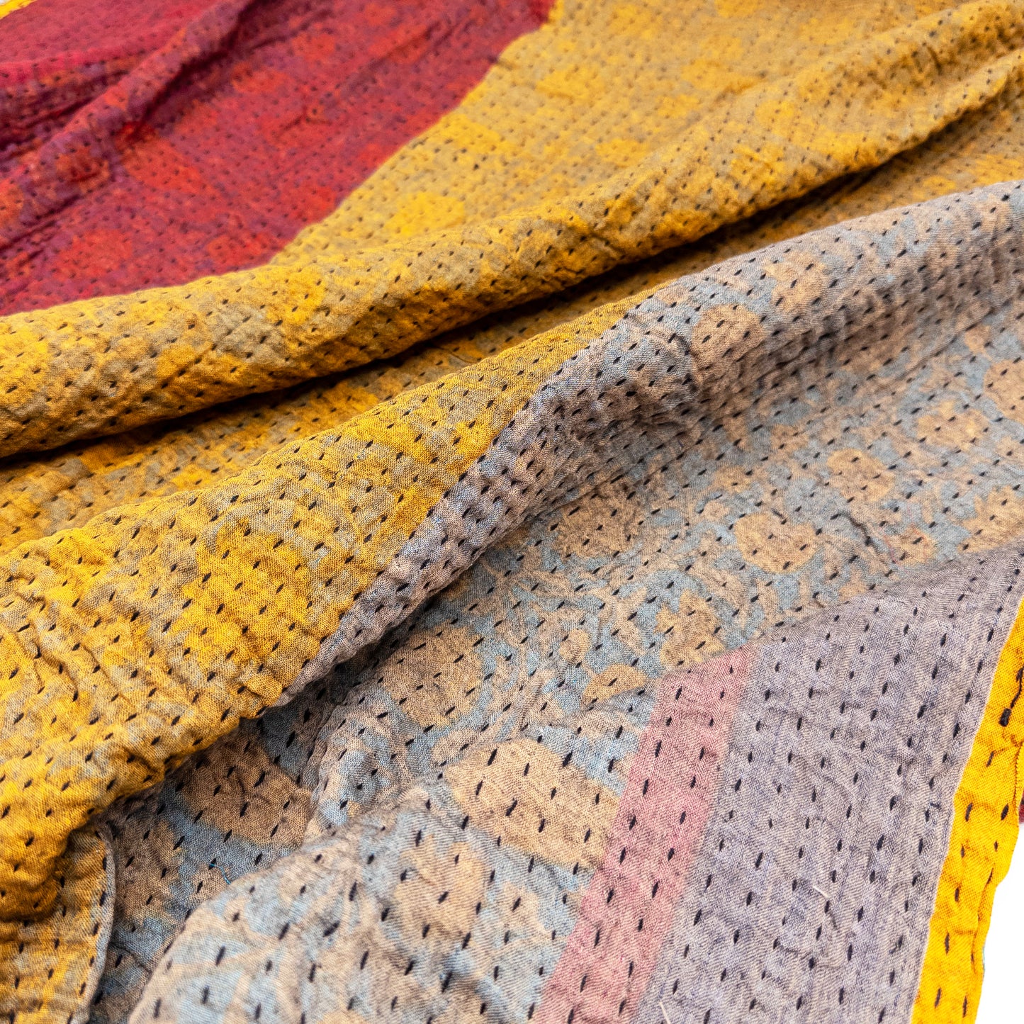 Kantha Cloth Wide Stripe