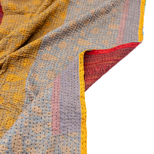 Kantha Cloth Wide Stripe