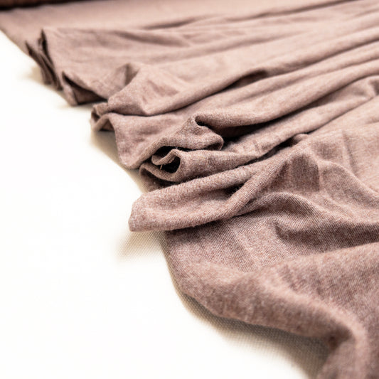 Bamboo/ Cotton Jersey in Chocolate