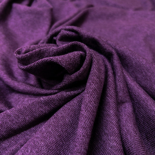 Rayon / Cotton / Modal Knit in Plum