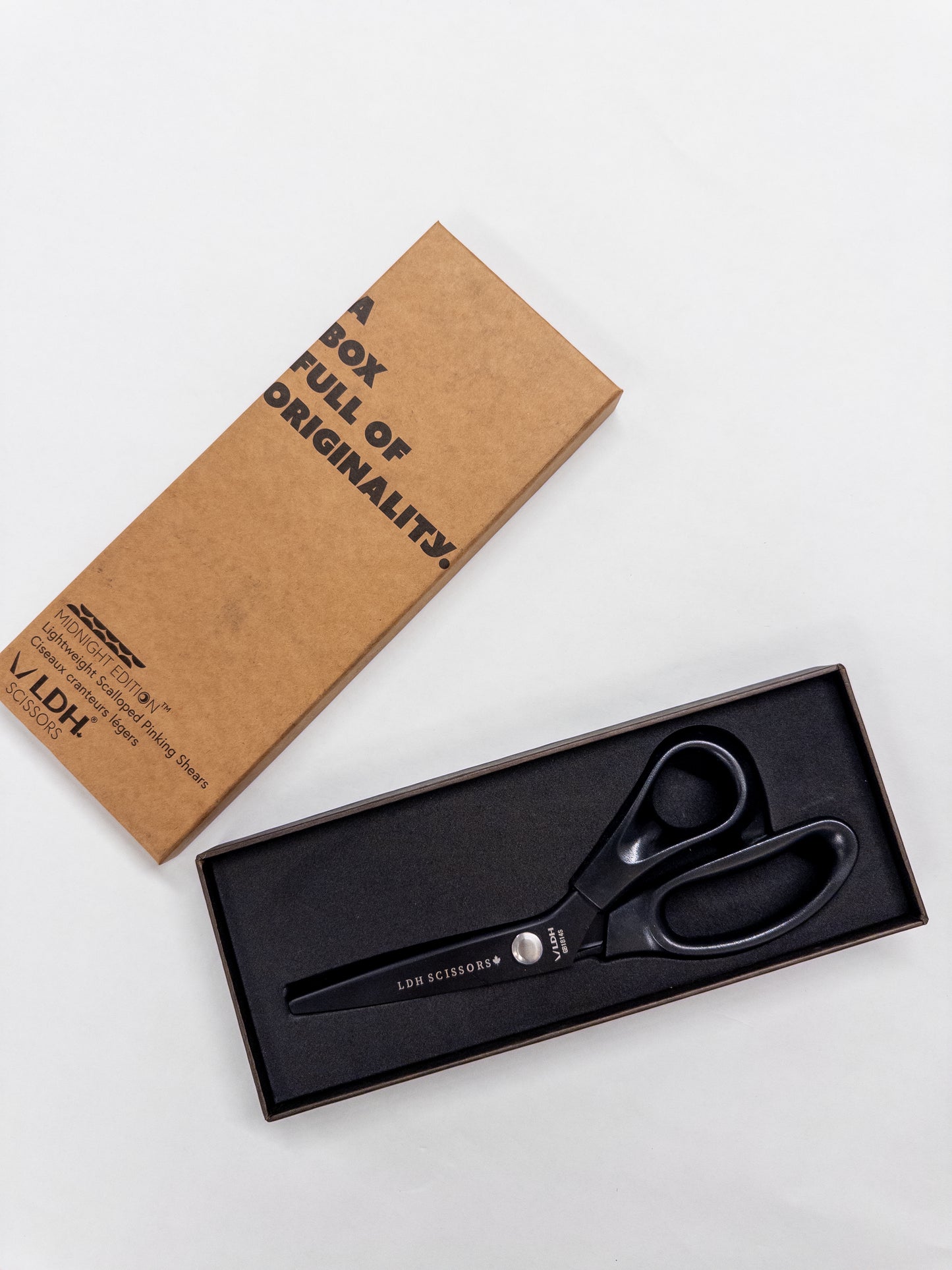 LDH Midnight Edition Scalloped Pinking Shears - Lightwweight