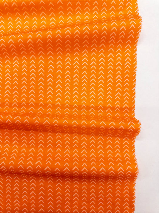 Chevron in Tomato Blush