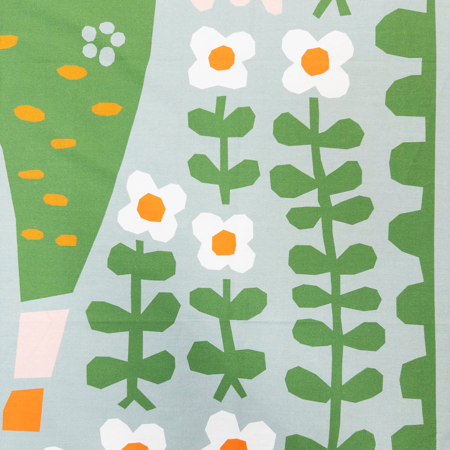 Folk Horse Whole Quilt Panel