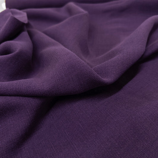 Linen Blend in Purple Night