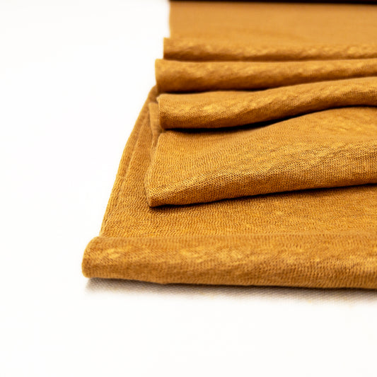 100% Fine Linen Knit in Dry Mustard