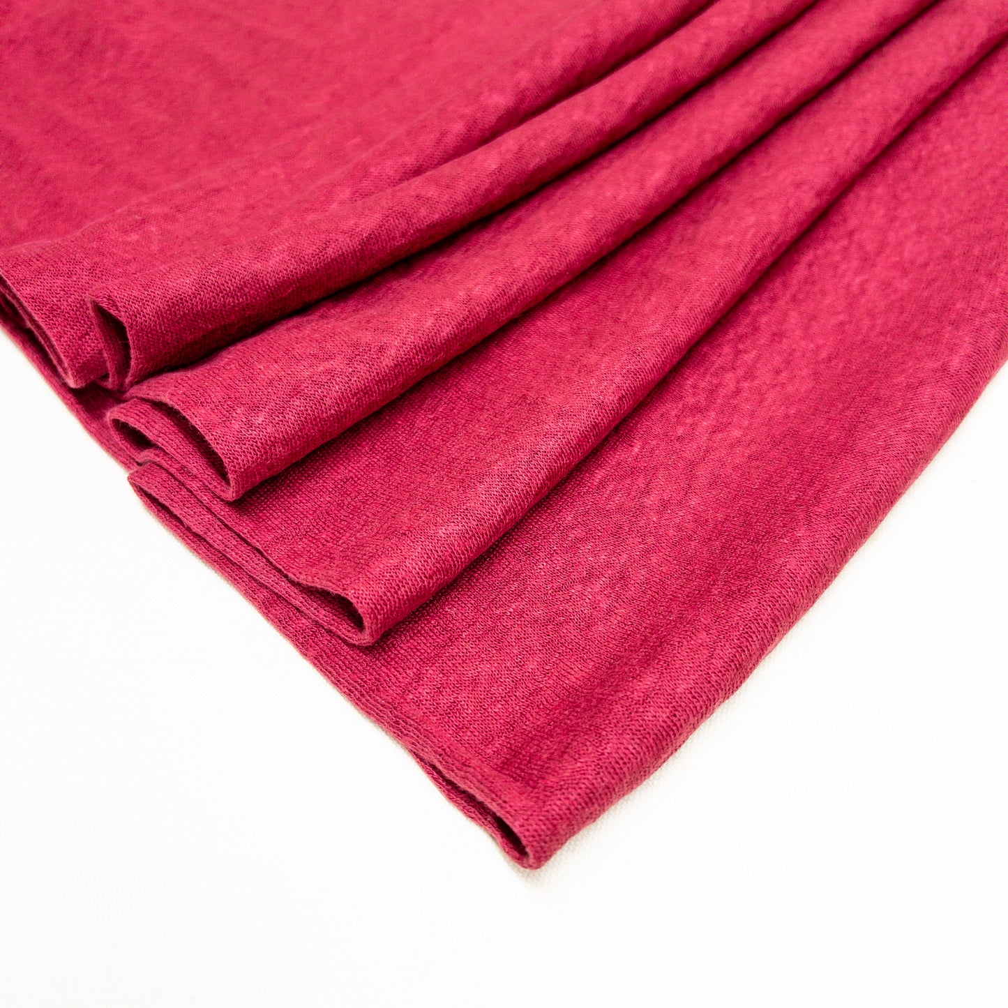 100% Fine Linen Knit in Fuchsia