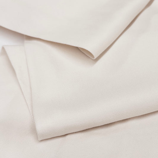 Smooth Drape Twill in Bright White