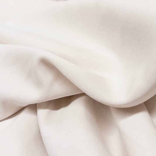 Smooth Drape Twill in Bright White