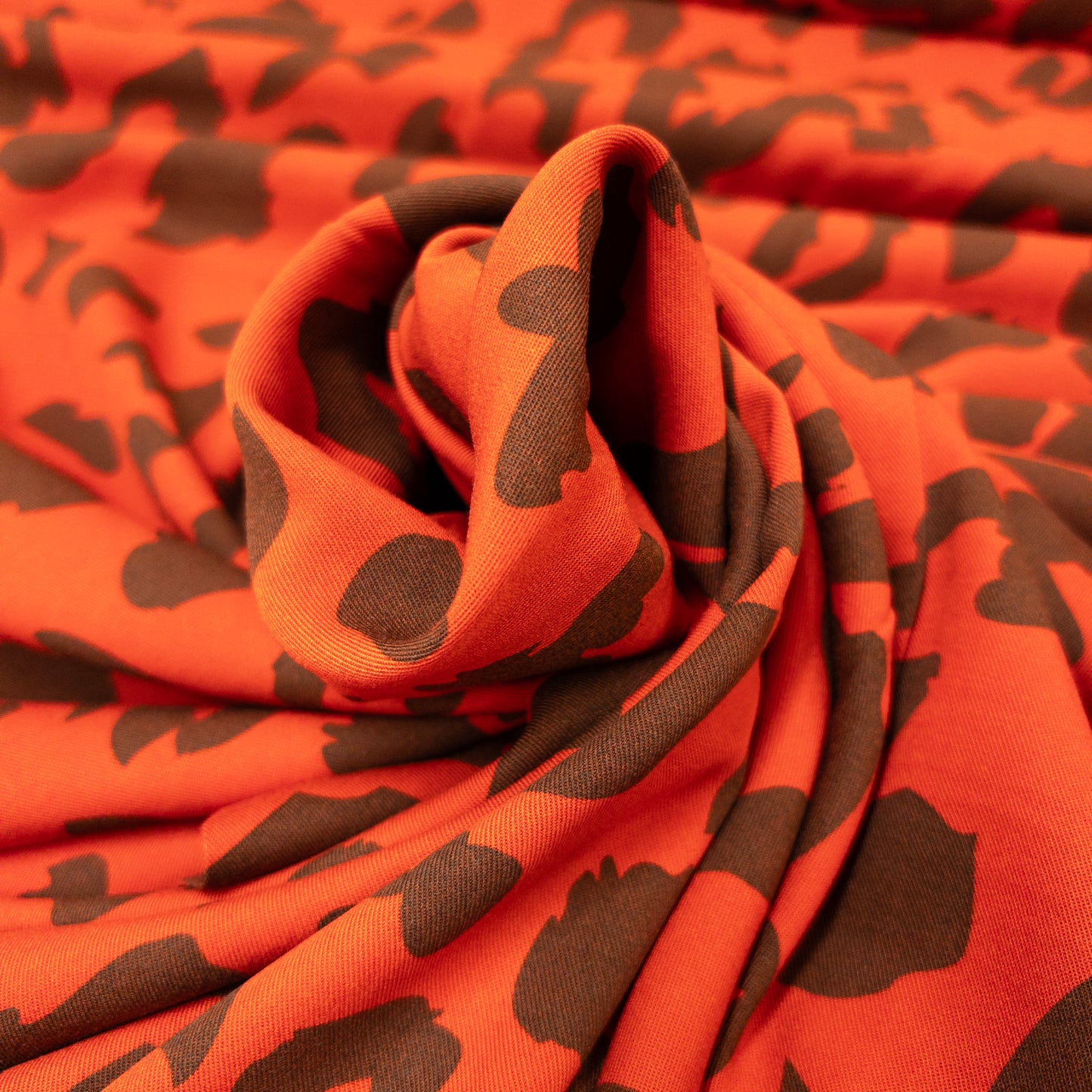 Urban Leo Viscose Twill in Pumpkin