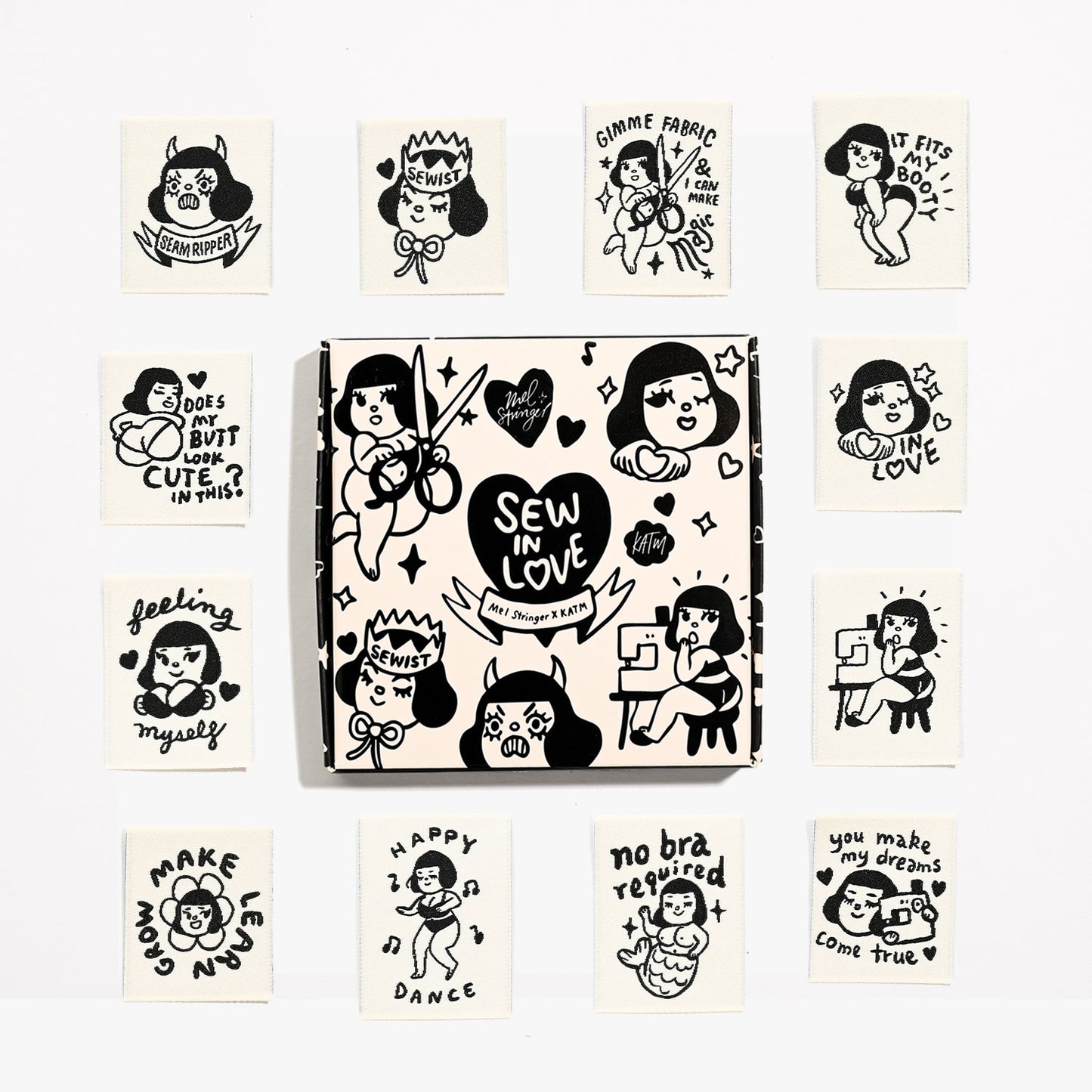 Sew-In Love + Feeling Yourself - Mel Stringer x KATM Woven Label Collab