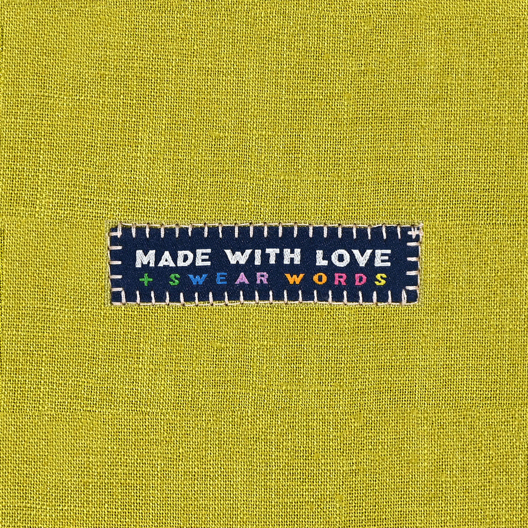 Made With Love & Swear Words - Woven Labels