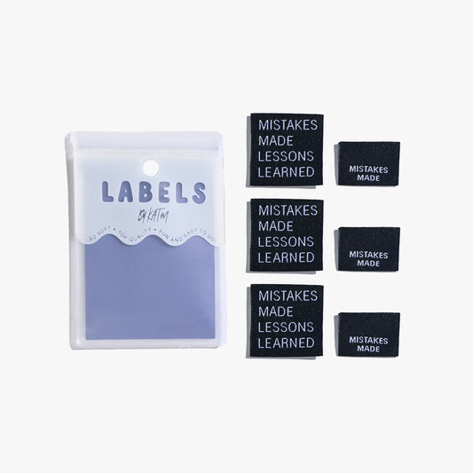 Mistakes Made Lessons Learned Labels