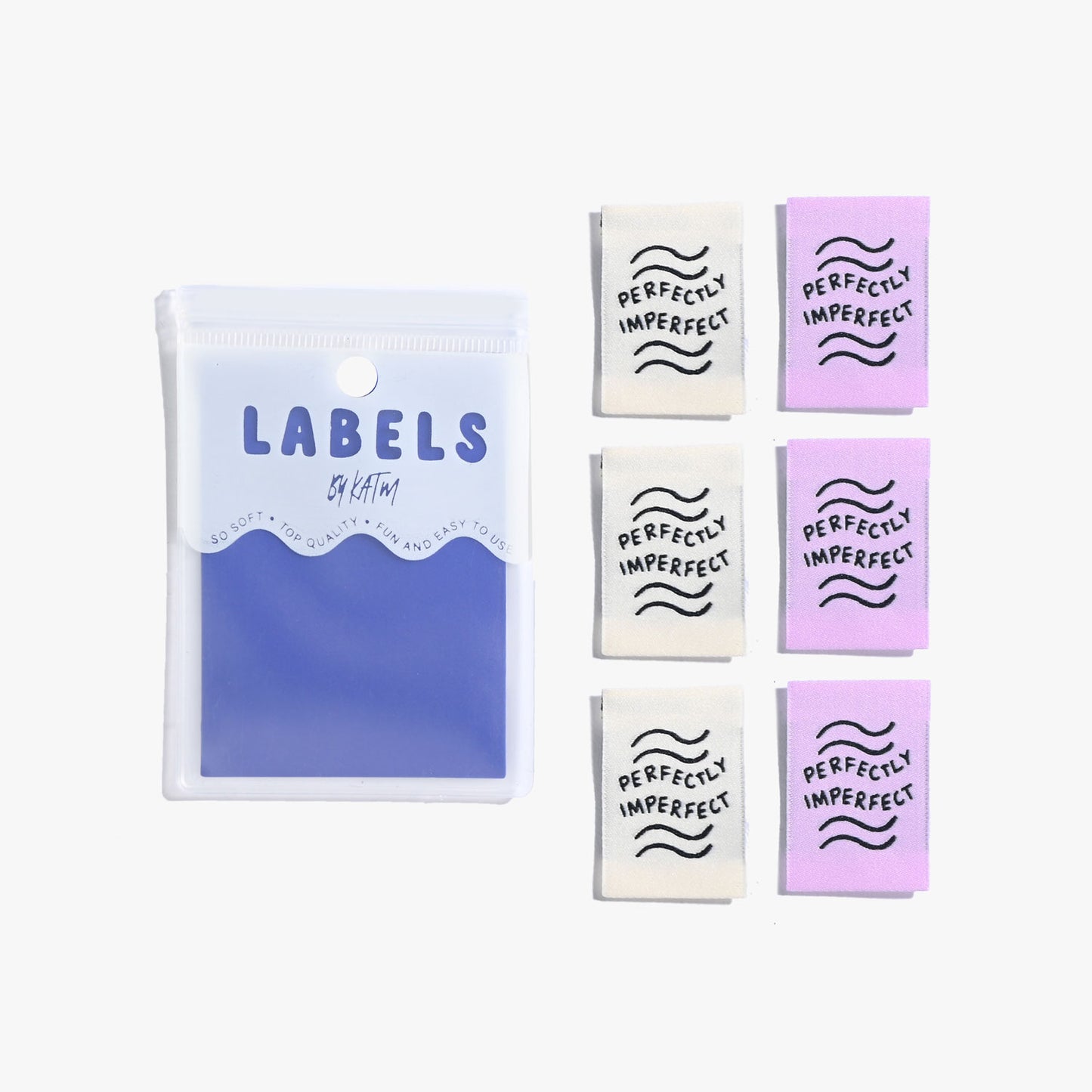 Perfectly Imperfect - Woven Labels look