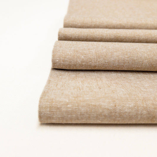 Remnant: Essex Cotton Linen Blend in Taupe - 1 1/4 yards