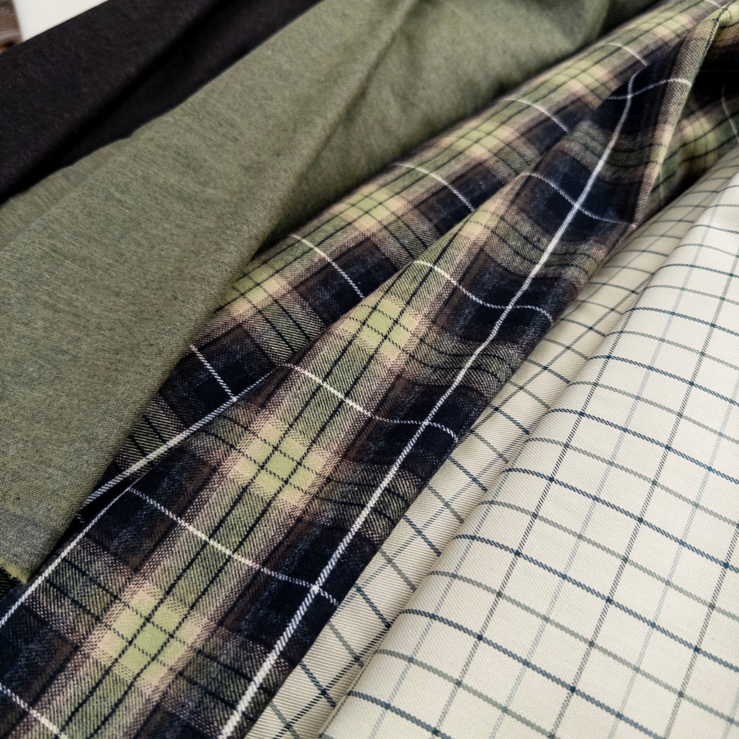 Brushed Cotton Flannel in Winter Hazel