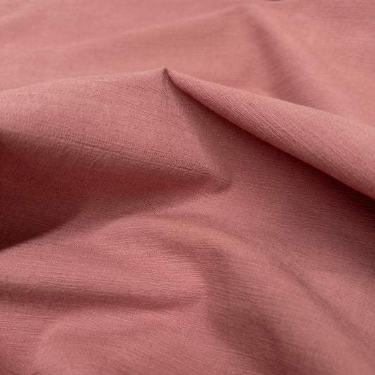 Textured Cotton in Rose