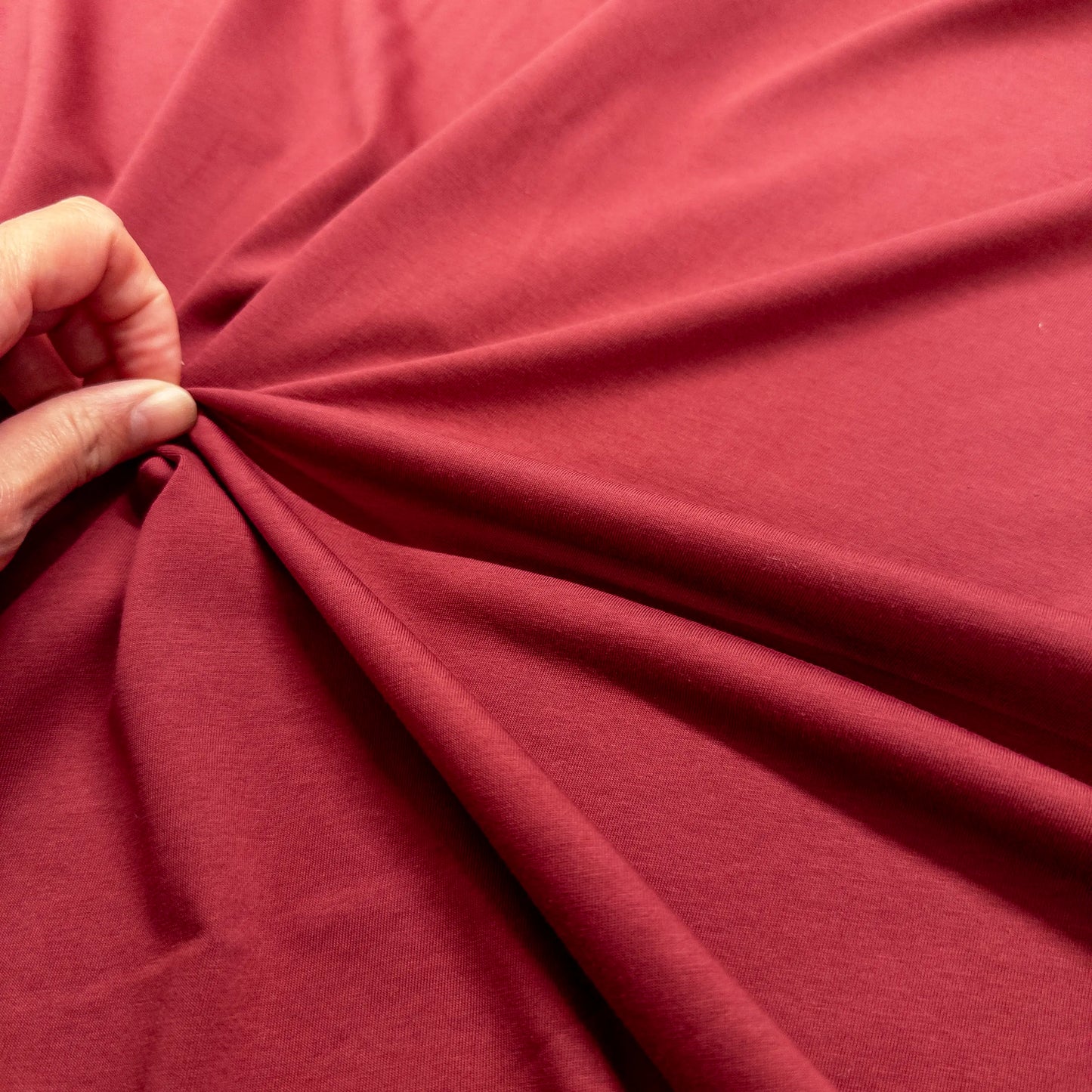 100% Cotton Jersey in Cordovan - 4oz.