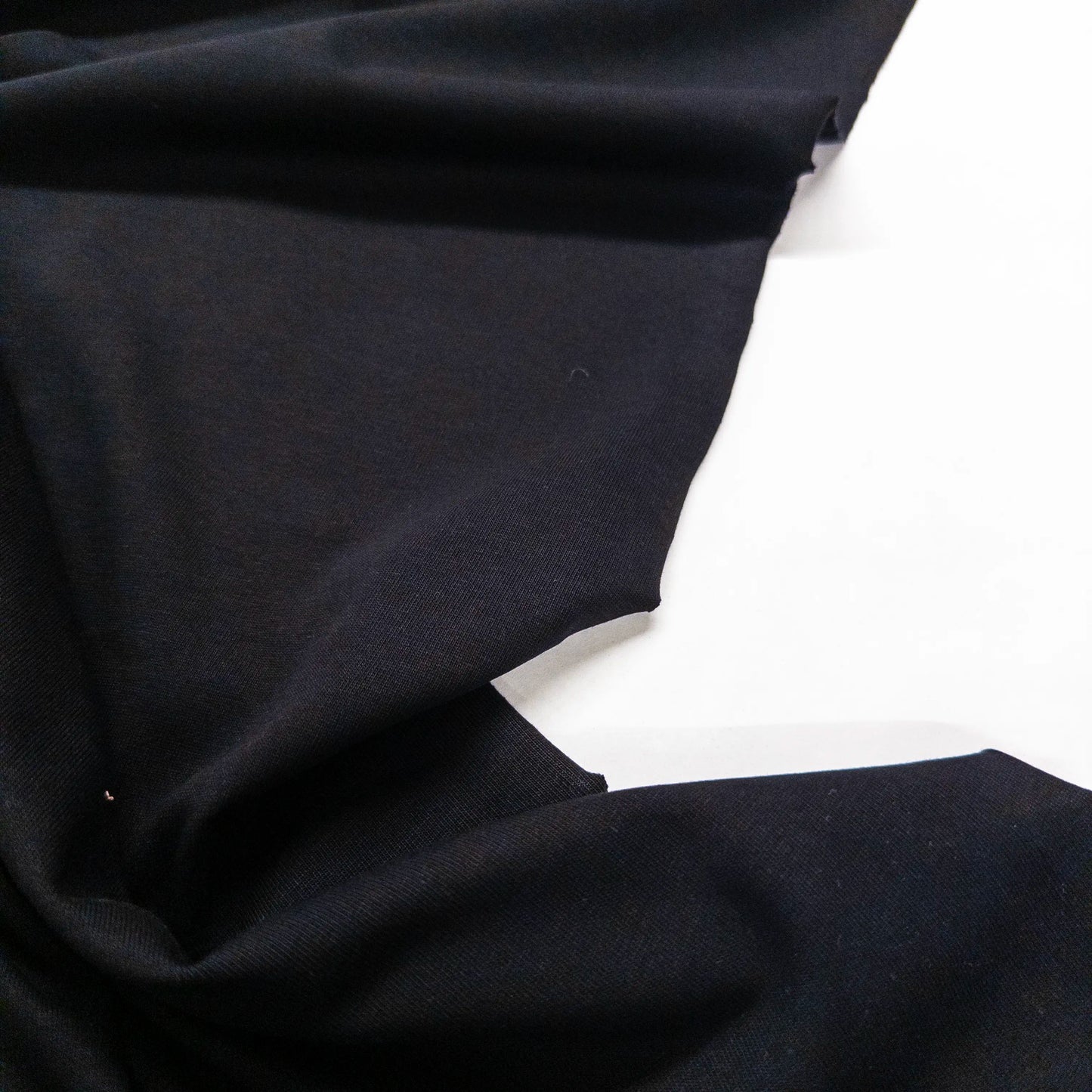 100% Cotton Jersey in Black - 6.7oz