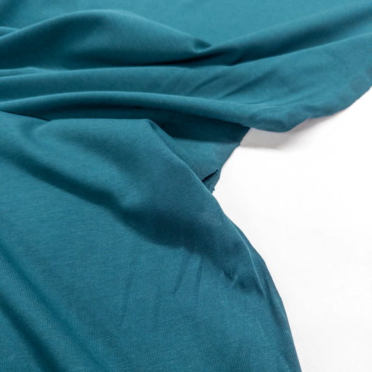 100% Cotton Jersey in Dark Sea - 6.7oz