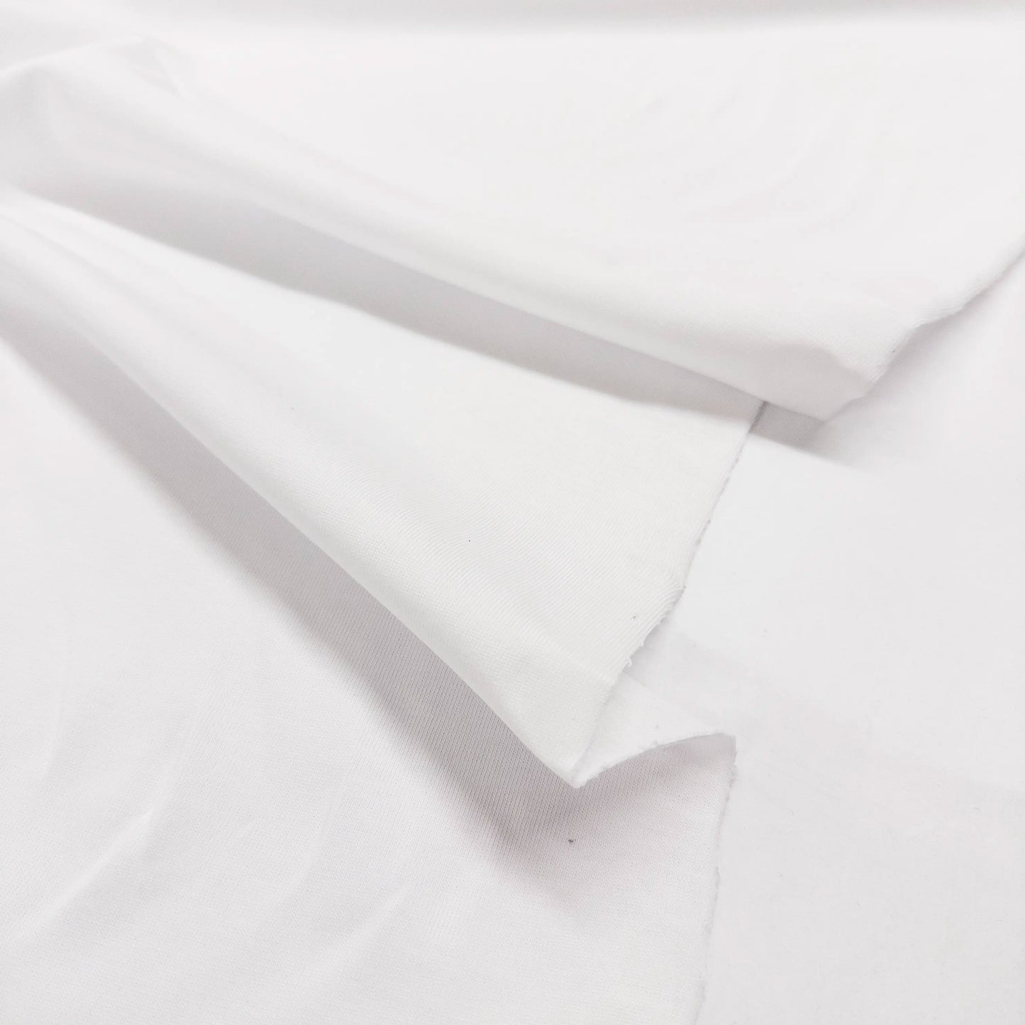 100% Cotton Jersey in White - 6.7oz
