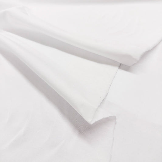 100% Cotton Jersey in White - 6.7oz