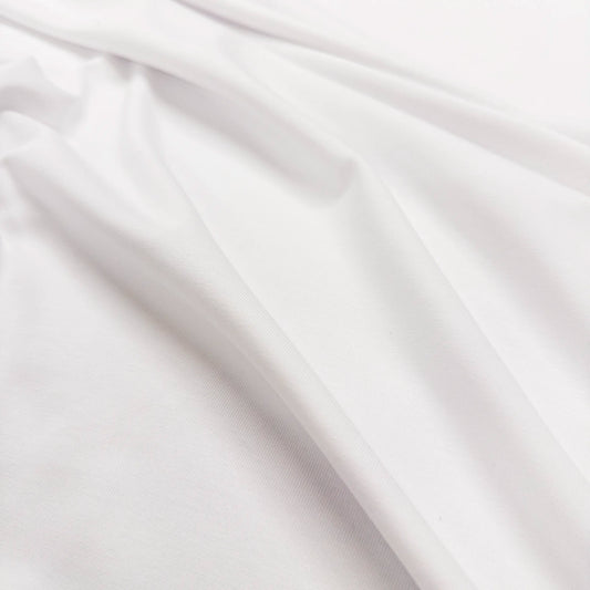 100% Cotton Jersey in White - 6.7oz