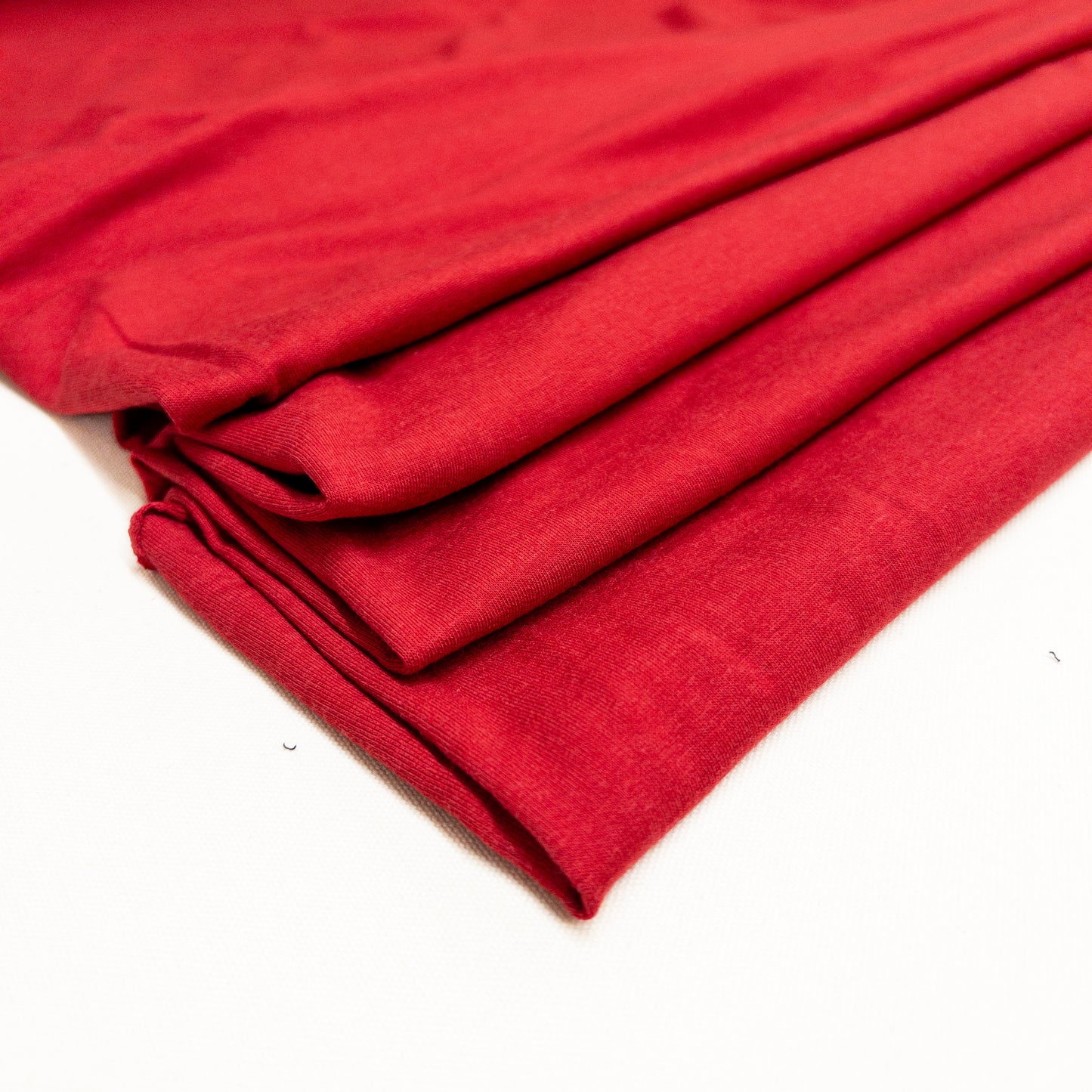 Bamboo/ Cotton French Terry in Deep Red