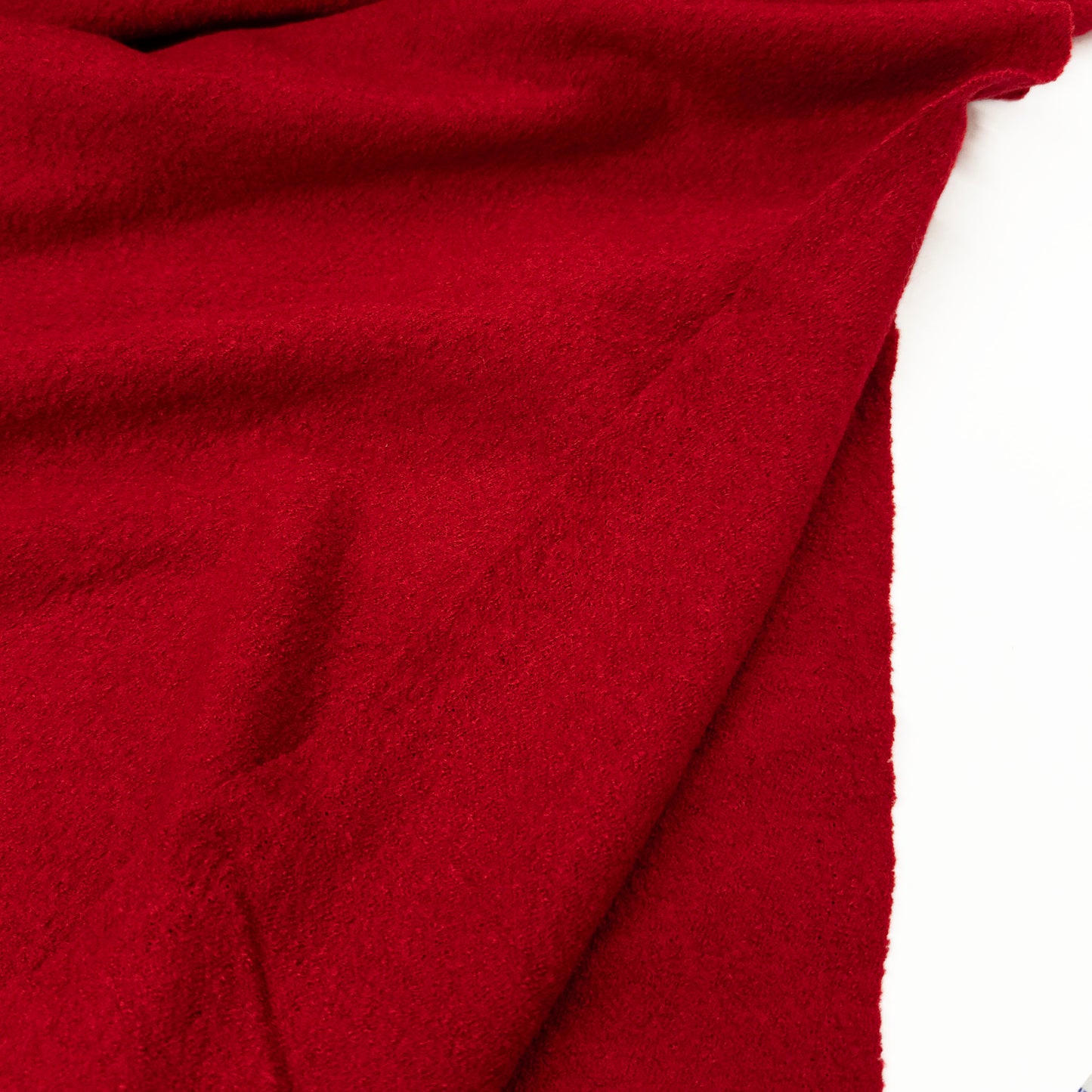 Boiled Wool in Red