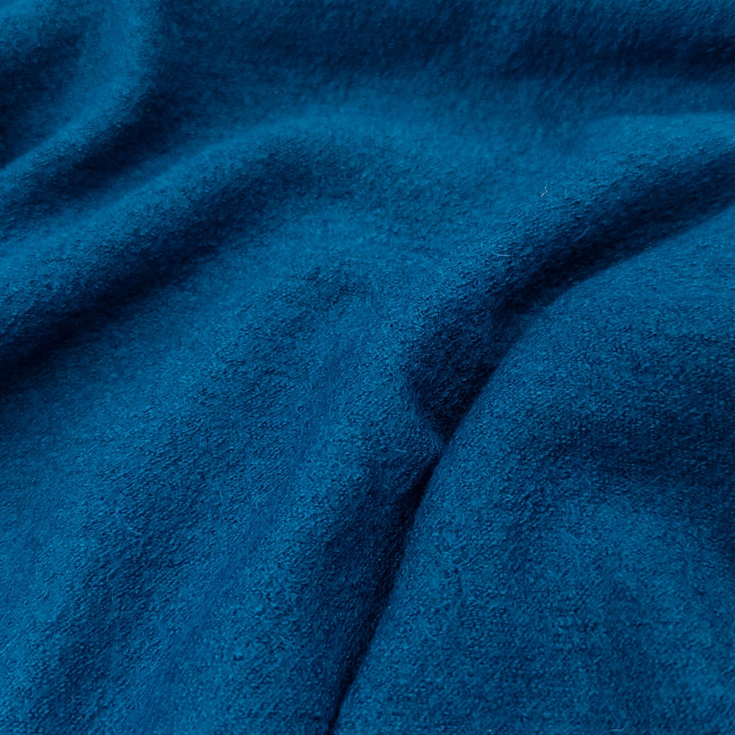 Boiled Wool in Teal
