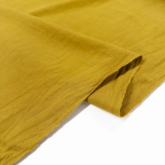 Crumple Cotton in Olive