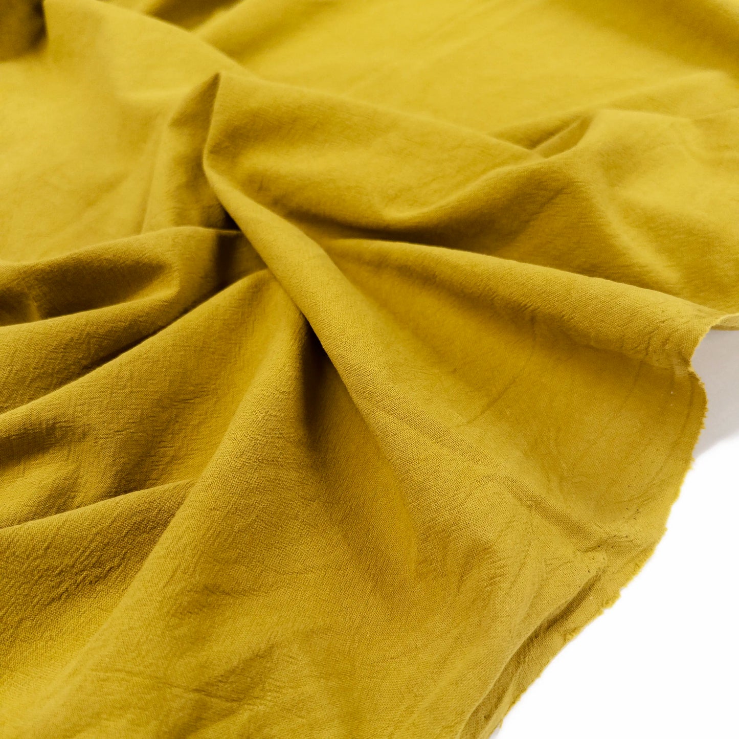 Crumple Cotton in Olive